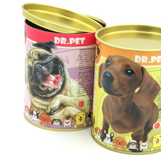 قوطی مقوایی بسته‌بندی تشویقی حیوانات | بسته‌بندی استوانه‌ای لوکس