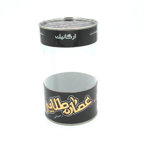 قوطی گرد ویترین دار بسته بندی دمنوش