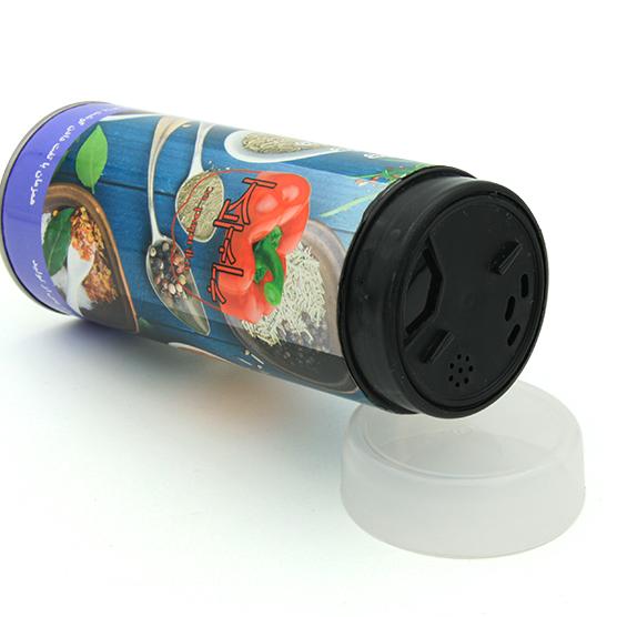 قوطی مقوایی استوانه‌ای برای ادویه و نمک | بسته‌بندی استوانه‌ای متالایز